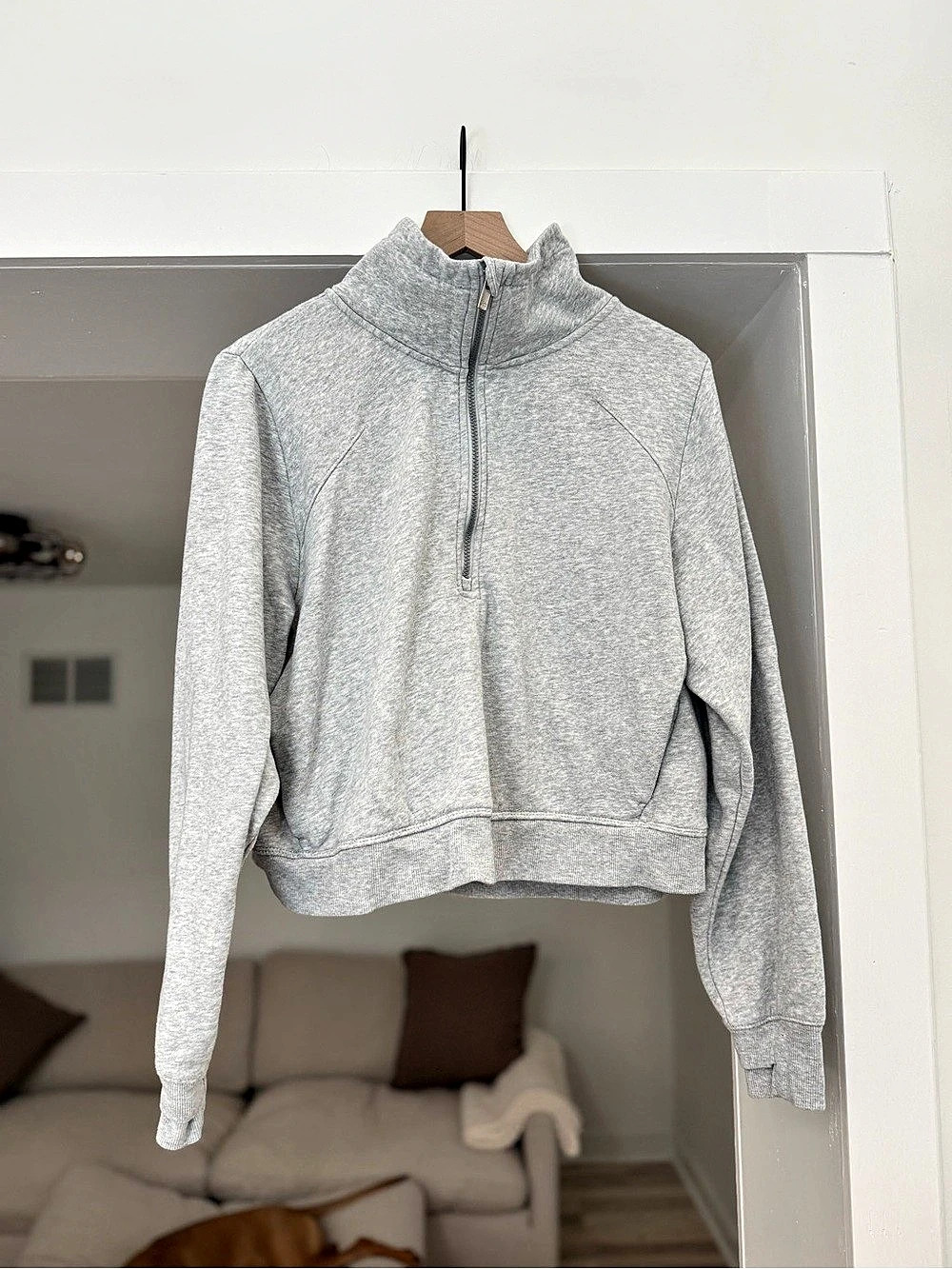 All in Motion Half Zip Gray Pullover
